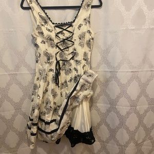 Halter corset style swing dress